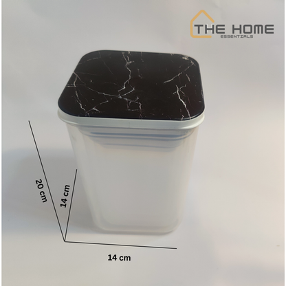 High Quality Plastic Unique Design Jar Set - 4 Boxes Box Marble Printed