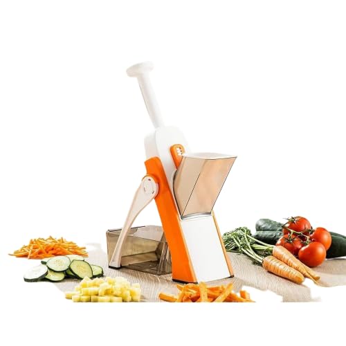 Slicer Stainless Steel Adjustable Multipurpose with Spring Slicer Safety Holder