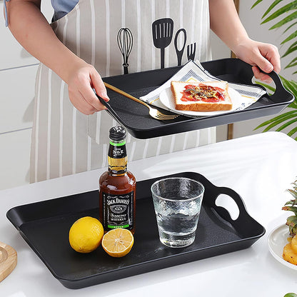 High Quality Non Skid Multi-Purpose Plastic Tray with handles