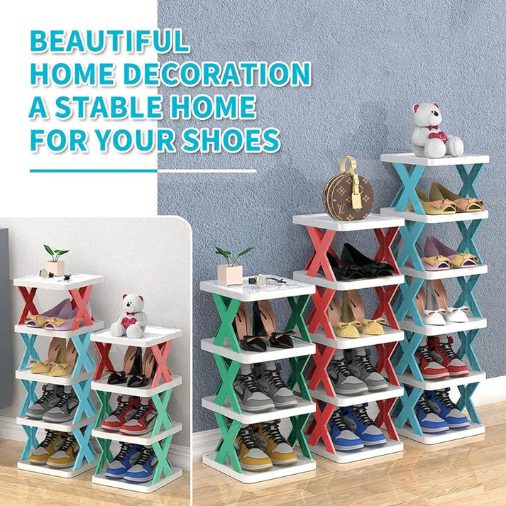 Layer ZigZag Shoe Rack 3-Tier