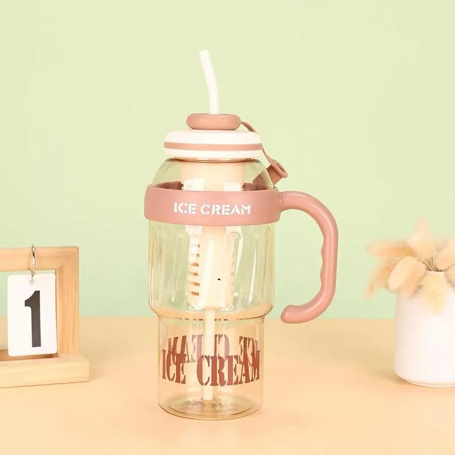 ICE CREAM INSPIRED WATER BOTTLE - Large Capacity