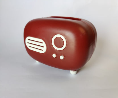 Retro Radio Model Tissue Box