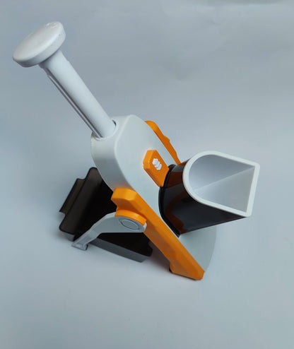 Slicer Stainless Steel Adjustable Multipurpose with Spring Slicer Safety Holder