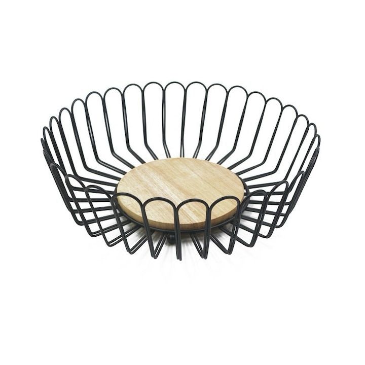 High Quality Metal Wire Fruit Basket Holder for Kitchen